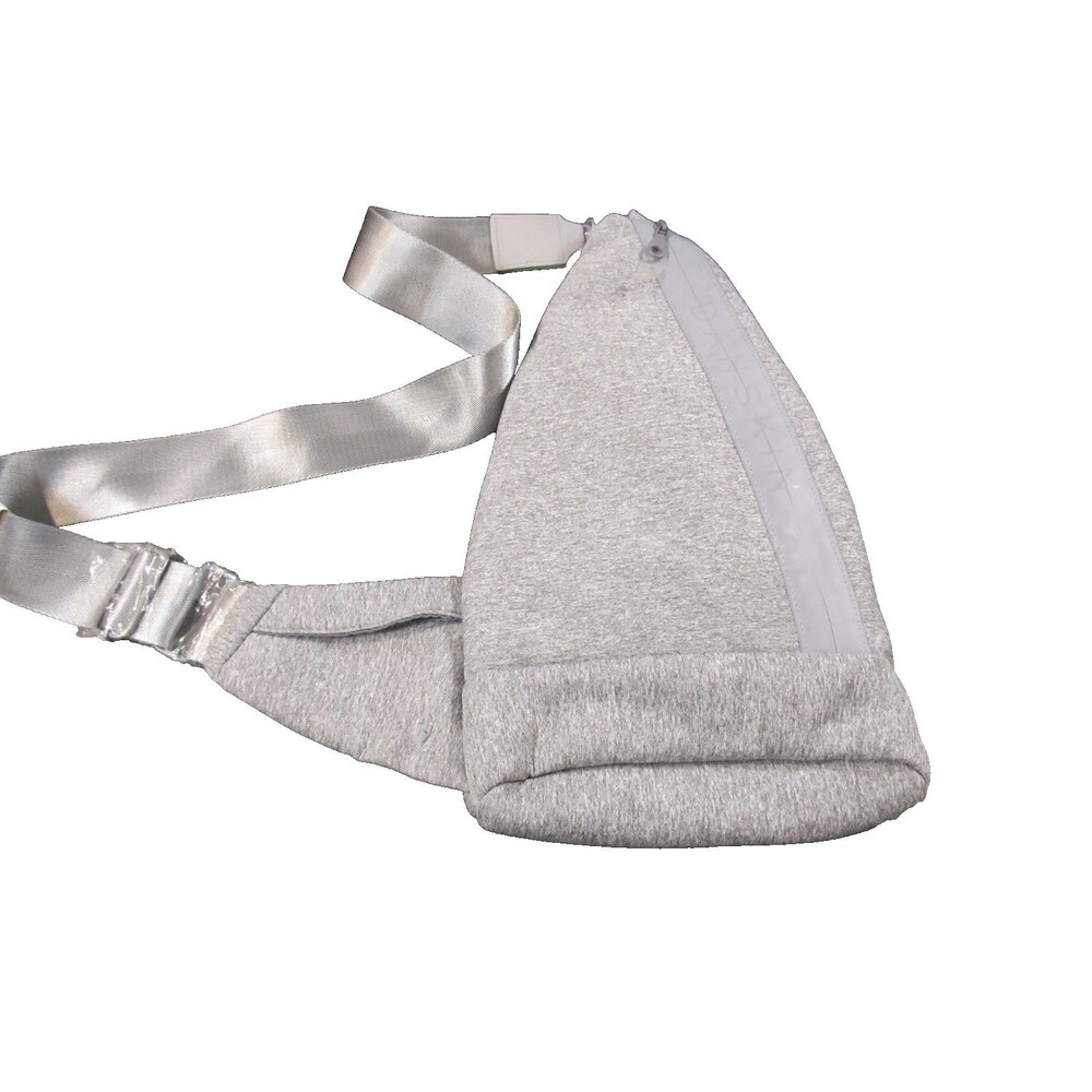 Danskin Shiloh Sling Crossbody Backpack Heathered Gray Teardrop Travel Shoulder